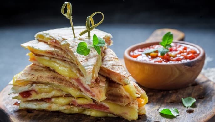 Pizza Quesadilla