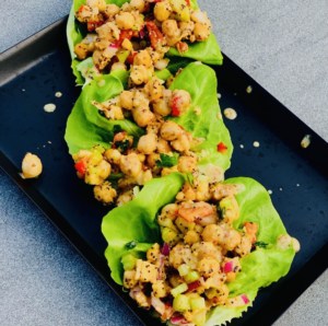 lemon poppyseed lettuce cups