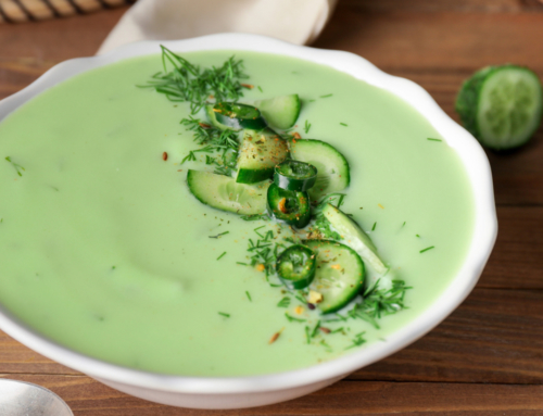 Cucumber Avocado Chilled Spring Soup