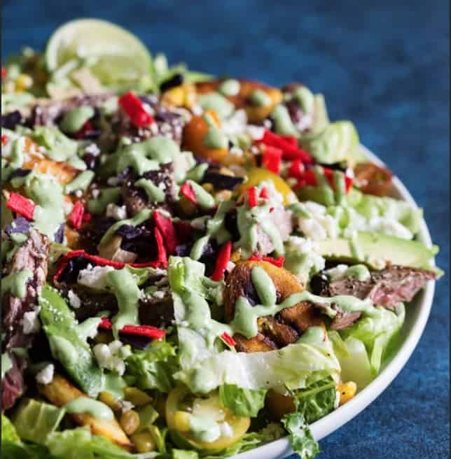 southwest salad flank