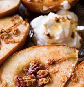 roasted pear