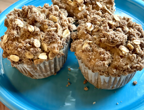 Apple Crumb Muffins (GF + V)