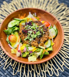 CK Veggie Burger Salad