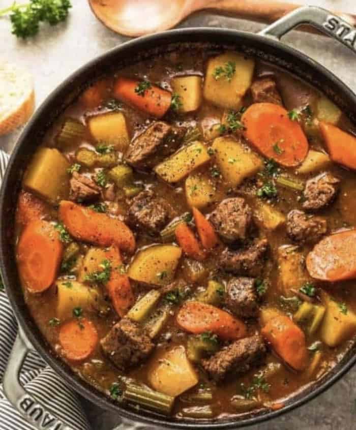 Homemade Grass-fed Beef Stew (2/26)