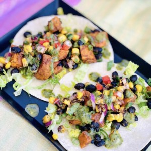 sweet potato black bean tacos