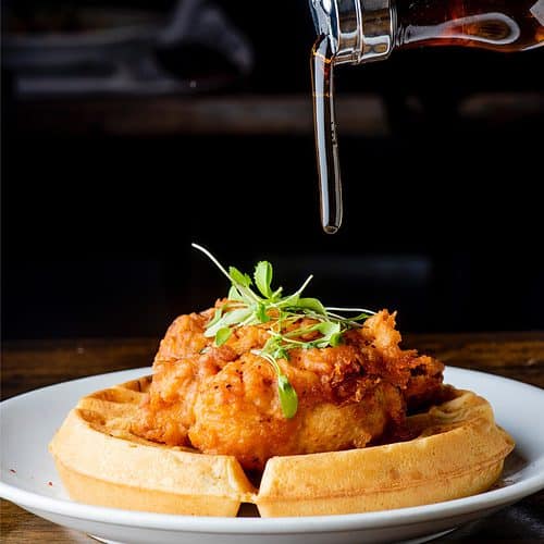 chicken and waffles