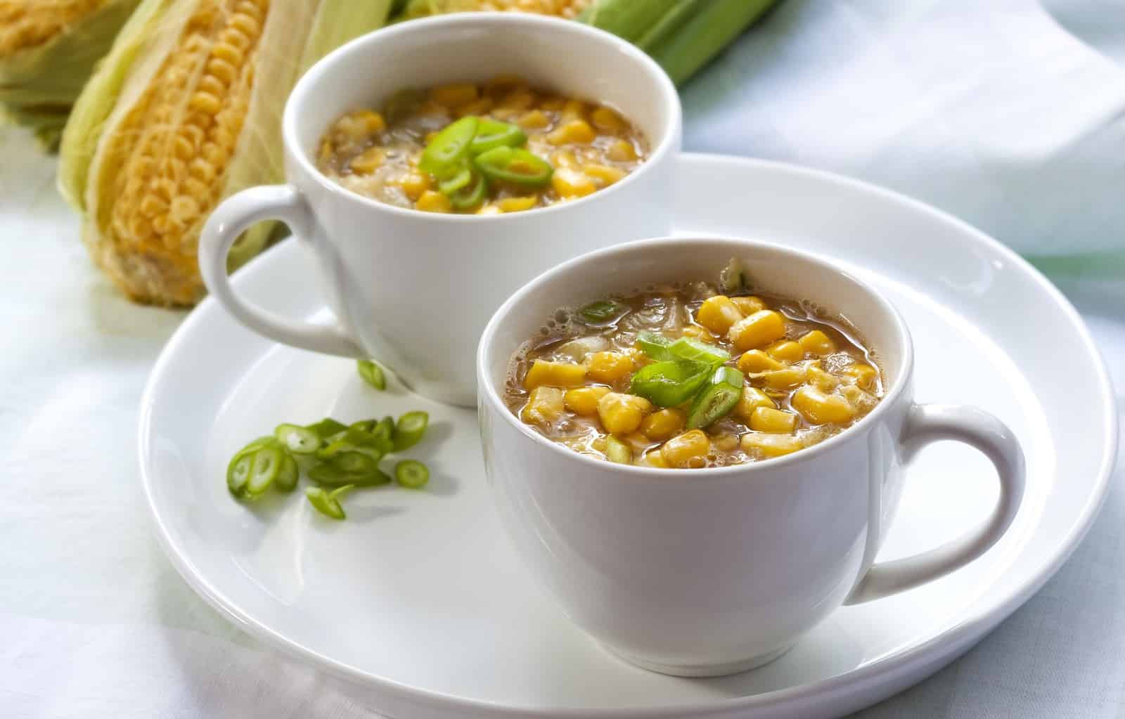 Summer Corn Chowder Vegetarian for 2 (7/2)